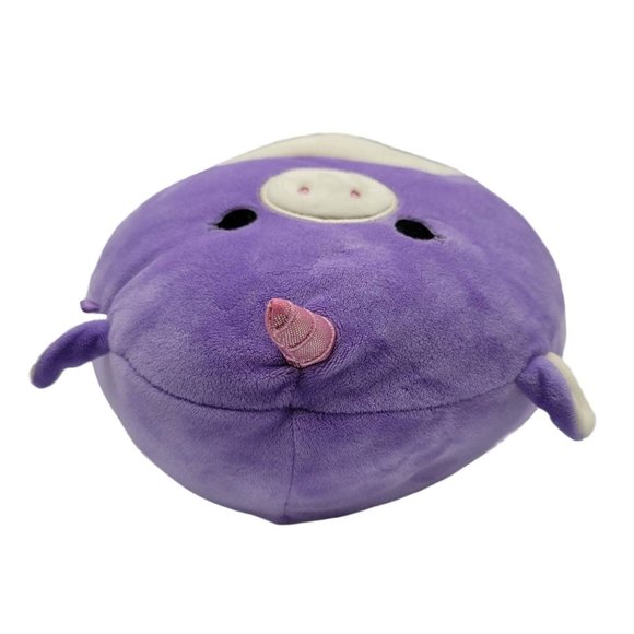 2/$15 Squishmallows Astrid Cow Unicorn Plush Purple 8" Tail Stuffed Kellytoy - Picture 5 of 9